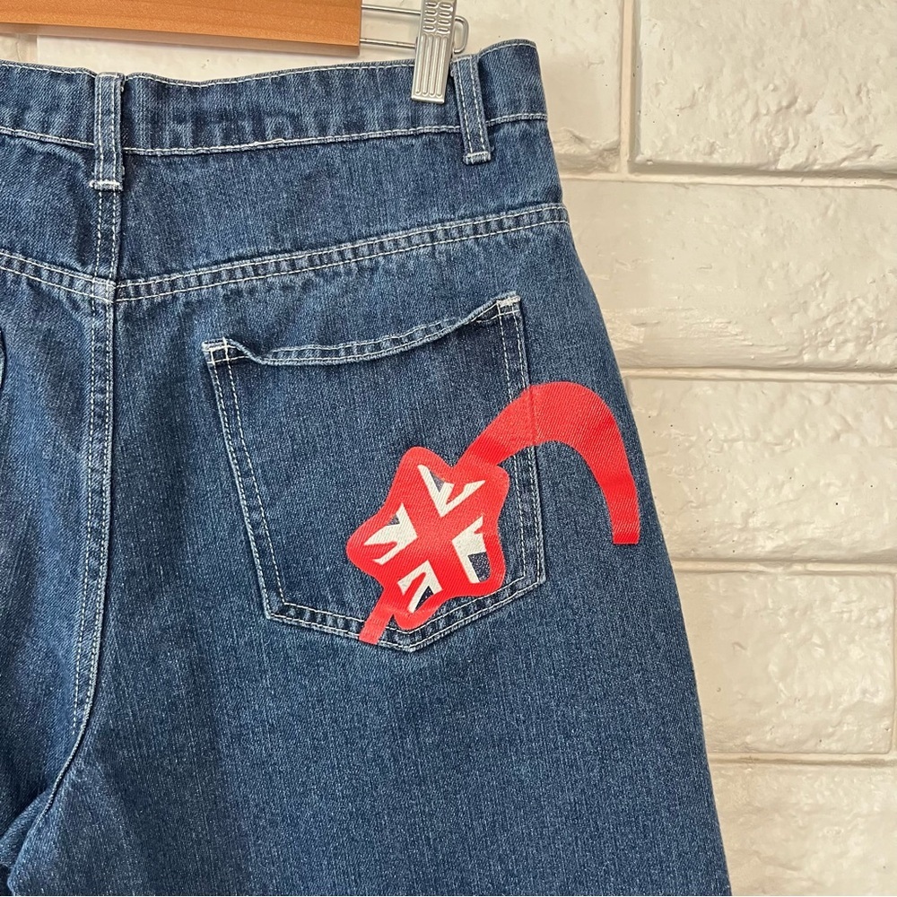 Jaded London Jumbo Denim Jorts Y2K 2000’s - Picture 5 of 7